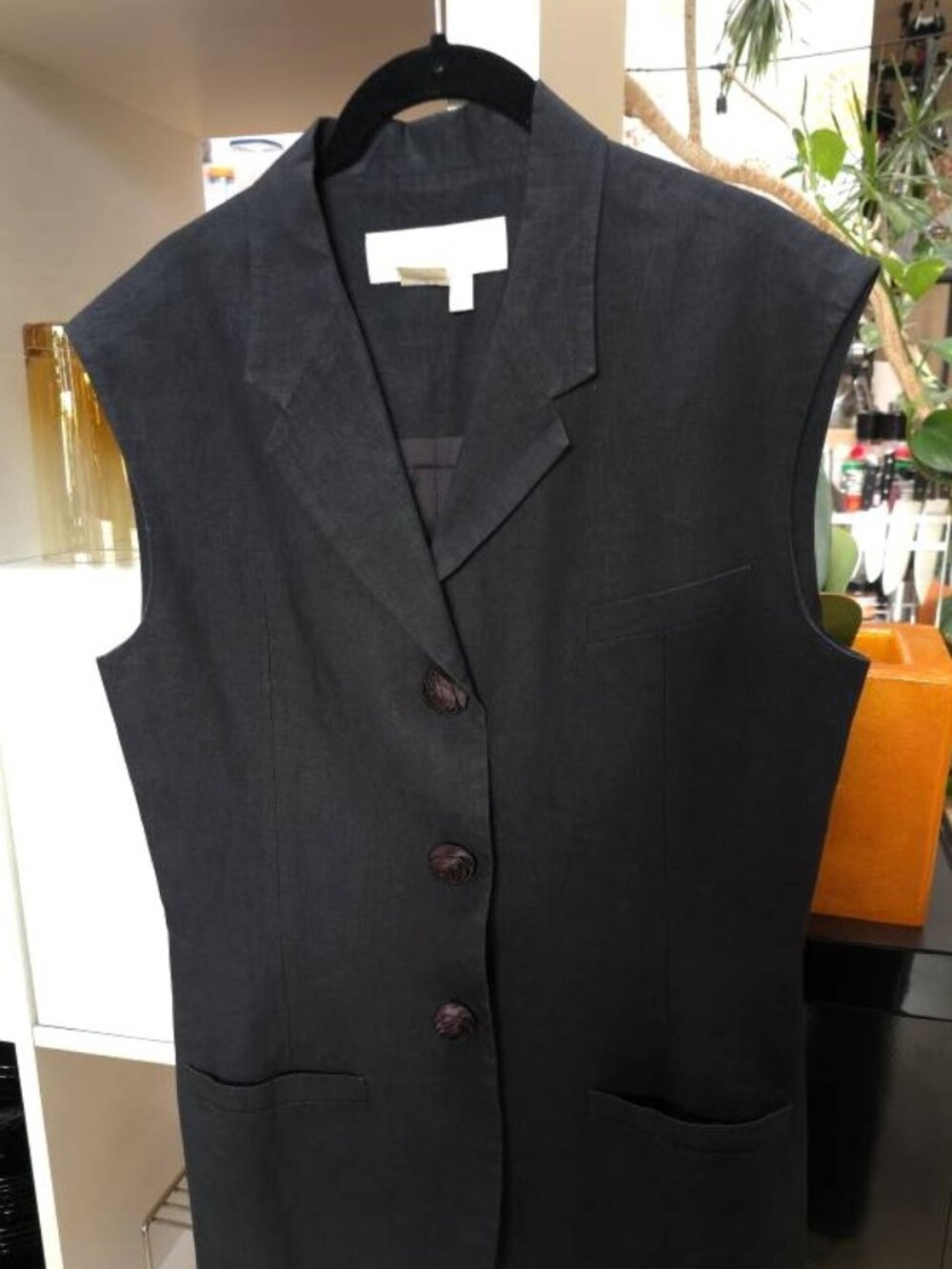 Charlotte Neville Linen Vest